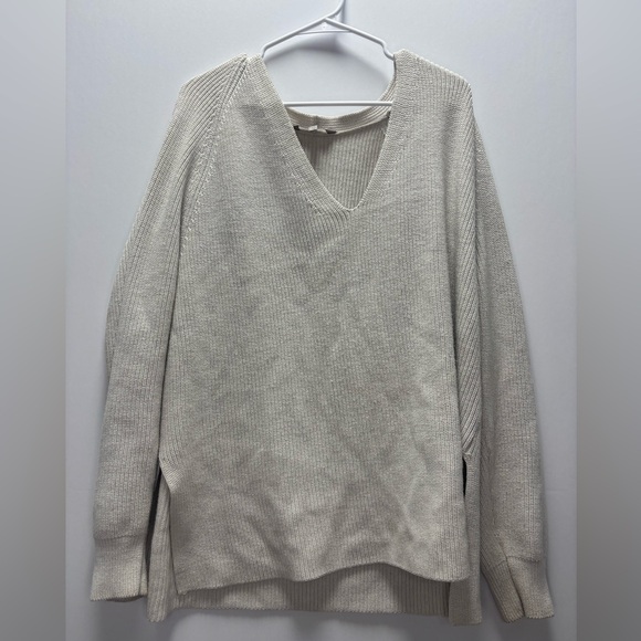 Athleta Sweaters - Athleta Switchback Pullover Sweater | Moonlight Heather, size XL